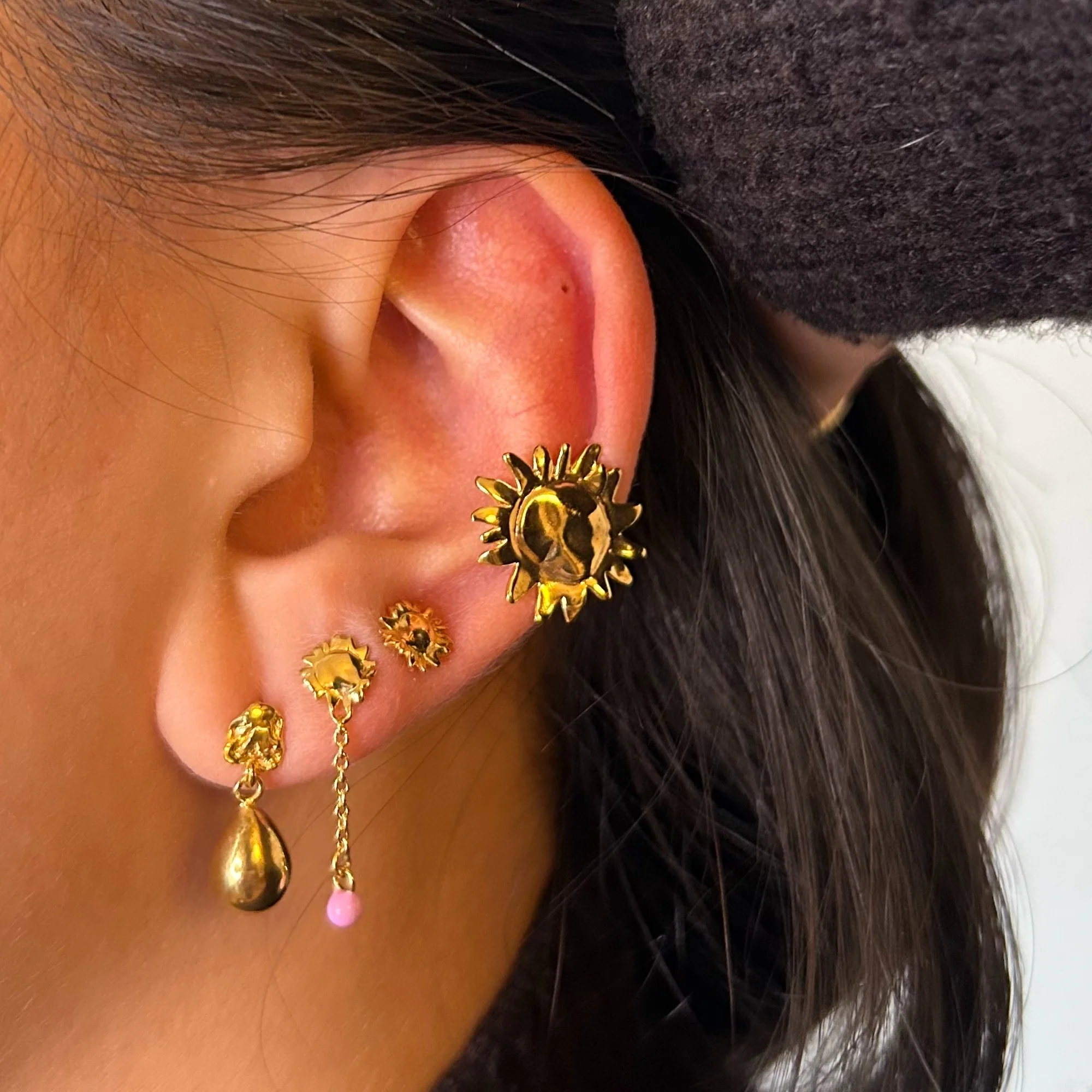 Earrings, Sunshine Drop - Image 3