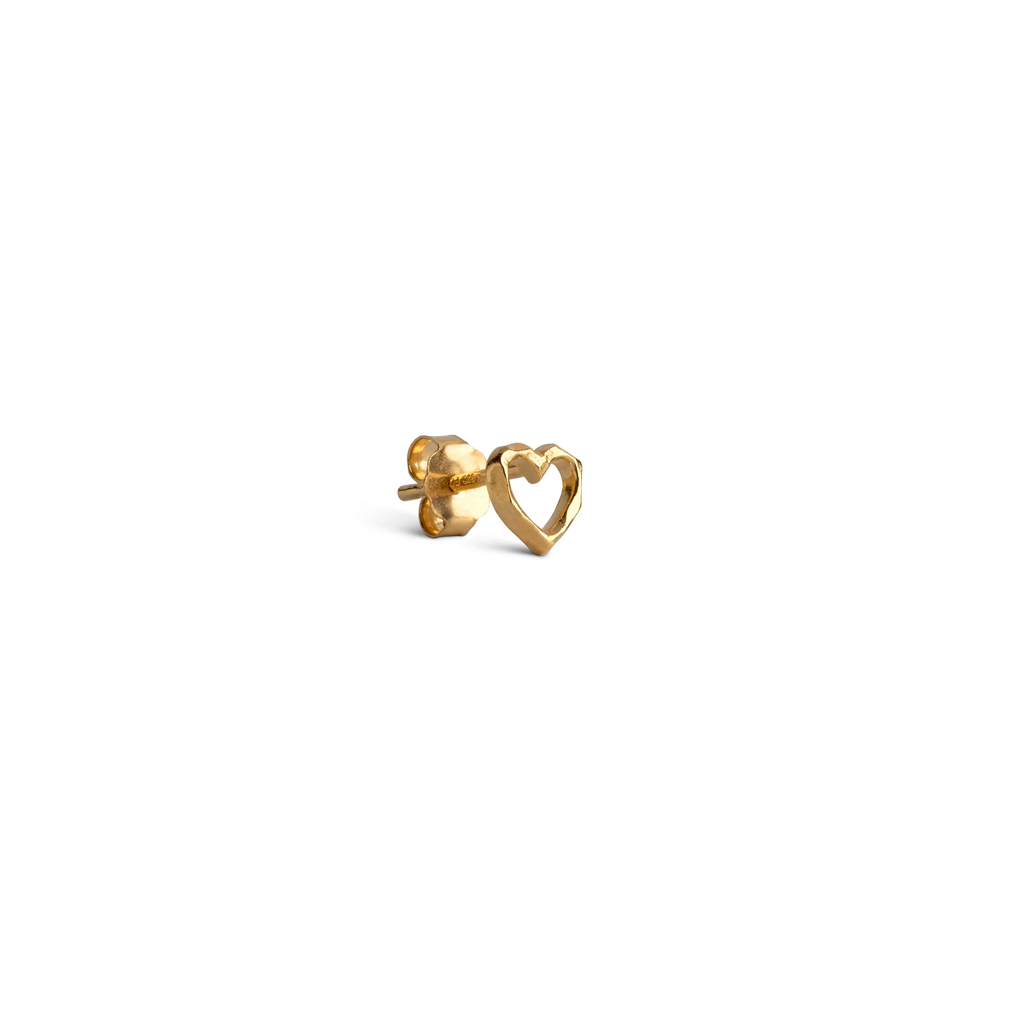 Stud, Organic Heart - Single