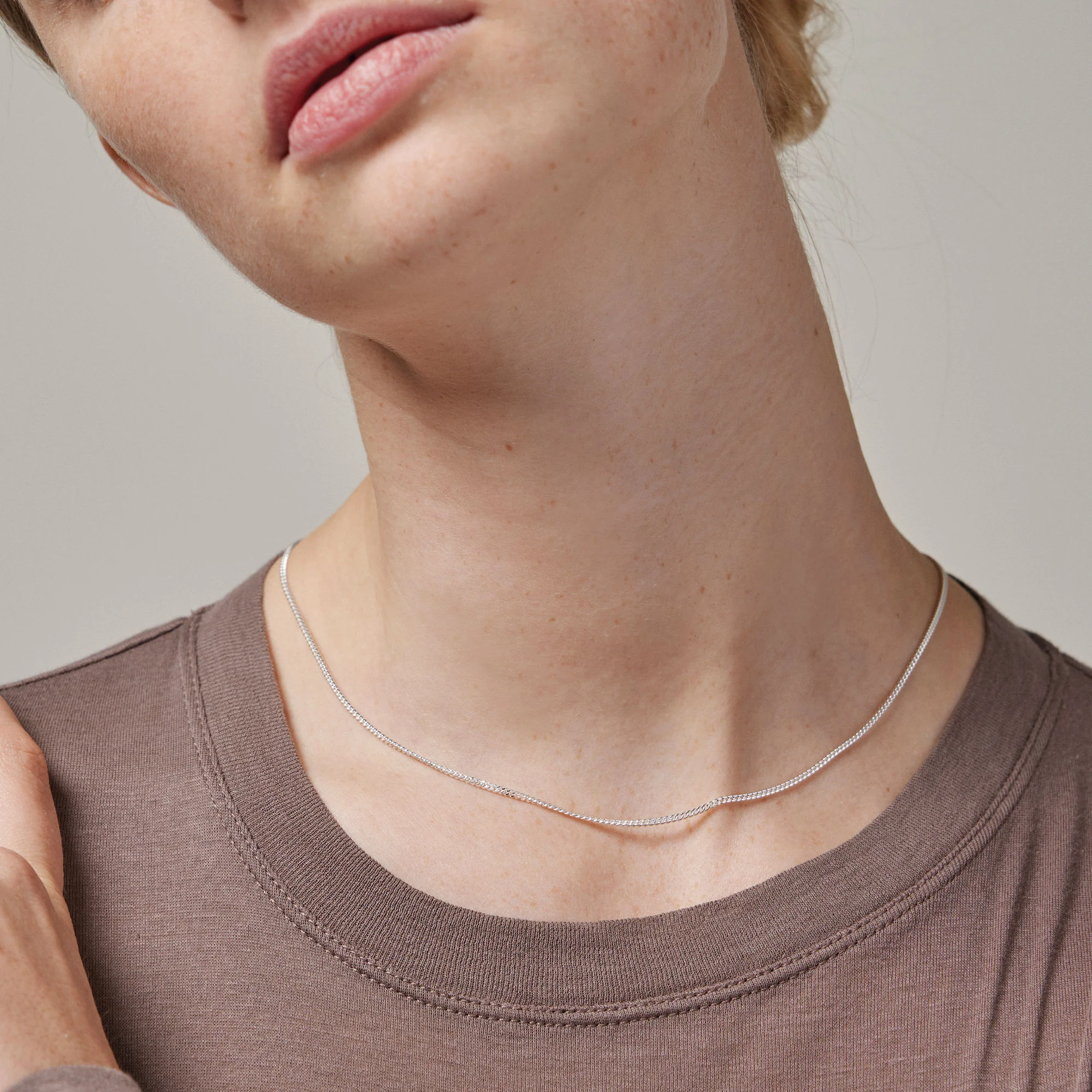 Necklace, Curb Chain 1,75 mm - Image 2
